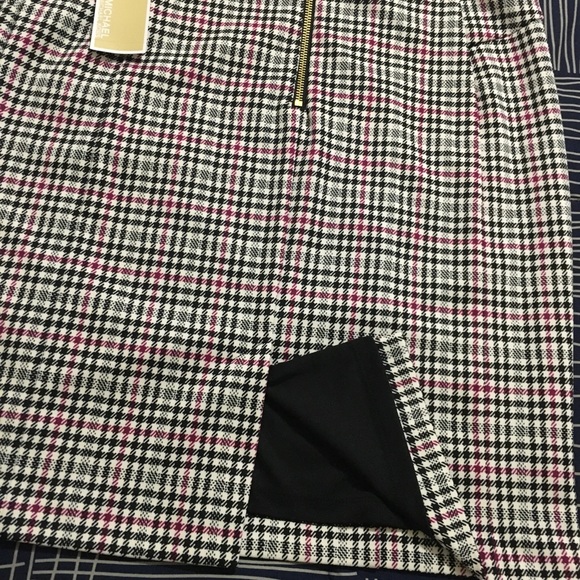 NWT Women’s Michael Kors Houndstooth Pencil Skirt - Picture 4 of 4